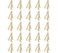 Nihcora 25 PièCes de Mini Chevalet en Bois de 5 Pouces. Cartes de Visite, Afficher des Photos, Petites Toiles, Bricolage en Classe Arts et Crafts