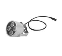 Nihcora 4 LEDs Infrarouges Array Waterproof Night Vision IR Illuminator Light Fill Light DC 12V pour Caméra de Sécurité