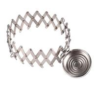 Nihcora à Finition Ronde MatéRiel pour Cadre de Sac à Main PièCes pour Stylo Sac à Embrayage pour Cadre Fermoir Cylindre à PièCes Accessoires pour Sac à Main (Argent)