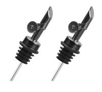 Nihcora Bec Verseur D'Alcool pour Bouteilles, Verseur de Bouteille Hygiénique avec 2 Adaptateurs pour Bouteilles à Grand Col, Ouverture/Fermeture Automatique