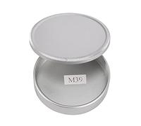 Nihcora Capuchon et couvercle d'objectif en métal pour vis M39 Ltm Mcm39S (argenté)