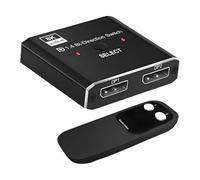 Nihcora Commutateur DisplayPort 8K 2 Entrées 1 Sortie / 1 Entrée 2 Sorties Display Port DP Switch Prend en Charge 8K30Hz 4K120Hz pour Moniteur PC Ordinateur Portable Etc