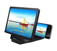 Nihcora Loupe D'éCran 3D TéLéPhone Portable Intelligent Amplificateur de Films éCran Anti-Rayonnement avec Support de TéLéPhone pour Tout TéLéPhone Intelligent