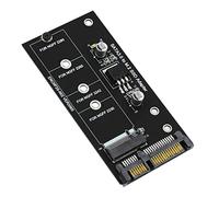 Nihcora M.2 Adaptateur M2 vers Adaptateur M.2 vers Adaptateur M.2 NGFF Convertisseur 2.5 SATA3 Card B Key pour 2230-2280 M2 SSD