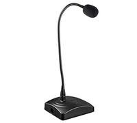 Nihcora Microphone de Conférence Filaire Qr-501, Microphone à Condensateur de Microphone D'Enregistrement à Col de Cygne de Réunion de Bureau