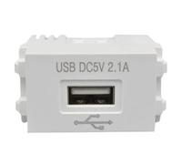 Nihcora Panneau de Chargement de Téléphone Portable Prise 220 V Transformateur 5 V 2.1A Adaptateur de Commutation de Prise de Courant de Charge USB 1 Pièces