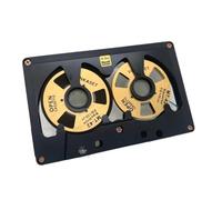 Nihcora Rouleau audio à cassette double face pour 50 minutes de adhésif vide en métal Étui creux Fait maison