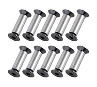 NIHENHAO 10 pièces/poignée Boulon Rivets échelle vis écrou de Fixation YFS Plat tête hexagonale matériau de Fixation Alliage-Alliage