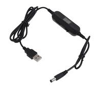 NIHENHAO 130cm USB vers 1.5V 3V 4.5V 6V 9V 12V Câble d'affichage réglable LR03AAA LR6AA Batterie pour Jouet Jeu Ventilateur LED