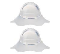 NIHENHAO 2 pièces pour Correcteur de Mamelon en Silicone Nano Argent Extracteur en Forme de pétale Aspiration De Silicone