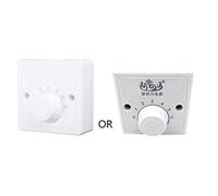 NIHENHAO 220V réglage Interrupteur de contrôle de Vitesse du Ventilateur de Plafond Bouton Mural variateur Cinq Vitesses ajusteur de Vitesse du Ventilateur en Plastique