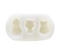 NIHENHAO 3D Mignon Artisanat Art Silicone Savon Moule Artisanat Moules À La Main Bougie Savon Moules pour Noël Halloween Ornements Silicone