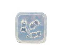 NIHENHAO 3D Nail Art décorations Silicone Moule résine époxy Moule TS Forme Boucles d'oreilles Crochets Bijoux pendentifs Faisant Moule Silicone