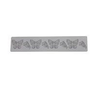 NIHENHAO 8 pièces Papillon Dentelle Silicone Fondant Tapis Cuisson Pâtisserie Outil Papillon Dentelle Gaufrage Tapis Gâteau Décors Moule Fondant Moule Gel de Silice