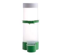 NIHENHAO Abreuvoir à Oiseaux Perroquet Mangeoires en Plastique Distributeur Automatique de Nourriture d'eau pour h Cockatiel Conure Lovebird Capacité 150 ML