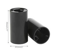 NIHENHAO Adaptateur de Batterie pour boîtier Adaptateur de Batterie de Type AA à C Adaptateur d'espacement de Batterie avec Bloc-Piles Rechargeable AA Plastique Noir