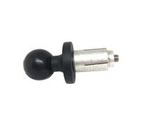 NIHENHAO Base en Aluminium Support de Fourche de Moto en Caoutchouc Base de Tige de Fourche Noire avec tête pour Adaptateur de Montage Noir