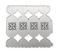 NIHENHAO Boîte-Cadeau en Forme de Bonbon gaufrage Matrices de découpe en métal Pochoir modèle de Scrapbook en Acier au Carbone