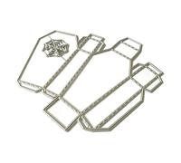 NIHENHAO Boîte d'halloween Matrices de Découpe en Métal Pochoir Scrapbooking Album Timbre en Acier au Carbone