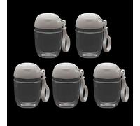 NIHENHAO Bouteille de Voyage Vide Porte-clés Porte-Bouteille à Main Bouteille Compressible de 30 ML Conteneurs Rechargeables pour Produits de Toilette Shampooing