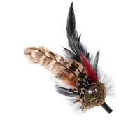 NIHENHAO Broche steampunk pour femme et homme punkstyle punkstyle horloge plume broche à clip épinglette costume corsages épingle à cheveux cool