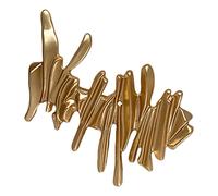 NIHENHAO Broches Irrégulières en Métal Simple Mode Rétro Broche Atmosphère Femelle Accessoires Alliage