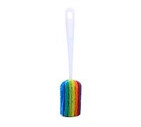 NIHENHAO Brosse de Nettoyage de Tasse de Tasse de Bouteille d'eau épurateur avec Longue poignée Brosse à poignée Confort en Plastique + Tampon à récurer