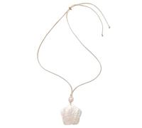 NIHENHAO Collier en coquillages naturels sur le thème de l'océan avec pendentif en fleur de prunier pour femme et fille