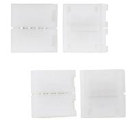 NIHENHAO Connecteur de coupleur sans Soudure 4 Broches 10 mm pour Bande Lumineuse LED 5050 en Plastique