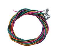 NIHENHAO Cordes de basse, 4 Cordes de Basse Électrique Basse Cordes 0.44mm-1.00mm Coloré Tête Basse Électrique Jeux de Cordes