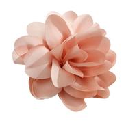 NIHENHAO Élégante broche en tissu à clipser en forme de fleur en tissu - Accessoire de broche pour garde-robe de femme - Rose coréen 2