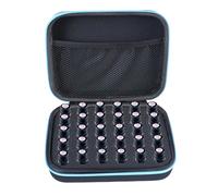 NIHENHAO Étui de transport pour 30 bouteilles d'huiles essentielles de 5 à 10 ml, sac de protection organisé pour la maison et les voyages