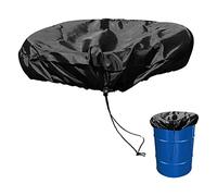 NIHENHAO Housse de Tambour de 55 Gallons Housse de Protection avec Cordon Fournitures Housse de Protection pour Les Jours de Pluie Tissu Oxford imperméable Coupe-Vent