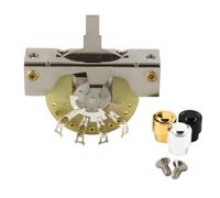 NIHENHAO Interrupteurs à 5 Voies Interrupteurs sélecteurs Interrupteurs de Micro de Guitare électrique Accessoires de Guitare électrique Métal Interrupteur en Plastique