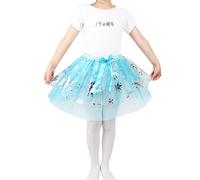 NIHENHAO Jupe de Danse de Ballet pour Petite Fille avec nœud Papillon et Paillettes en Acrylique