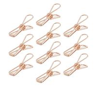 NIHENHAO Lot de 10 clips de tente d'extérieur pour sécuriser vos lumières et plus encore en toute simplicité. Matériau en acier durable pour le camping et les voyages