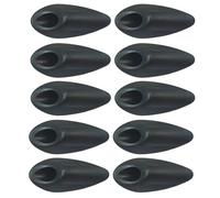 NIHENHAO Lot de 10 œillets de serrage pour câble de vélo - Boucles de câble de frein - Trou intérieur intégré - Dérailleur