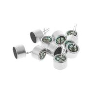 NIHENHAO Lot de 10 Microphones à condensateur électret 9767 avec câbles à 2 Broches pour Ordinateur Portable