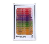 NIHENHAO Lot de 12 Lames de Microscope préparées pour Enfants pour microscopes stéréoscopiques d'animaux et de Fleurs