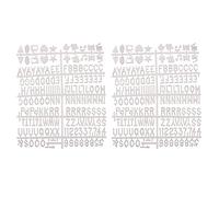 NIHENHAO Lot de 2 caractères pour Tableau à Lettres en Feutre Tableau à Messages Lettres anglaises Accessoires de décoration pour la Maison décoration de Bureau Plastique