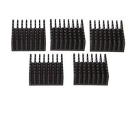 NIHENHAO Lot de 5 dissipateurs Thermiques en Aluminium pour Ordinateur 25 x 25 x 10 mm