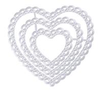 NIHENHAO Matrice de découpe en Forme de Coeur ajouré à la Main Coupes en Acier au Carbone pour Carte de décoration en Acier au Carbone
