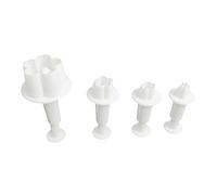 NIHENHAO Moule à Fondant en Plastique Fait à la Main Fleur Exquise Chocolat Sucre Artisanat Moule Bougie résine Artisanat Cadeau en Plastique