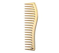 NIHENHAO Peigne à cheveux galvanisé pour salon de coiffure, peigne de coupe résistant à la chaleur, accessoire doré