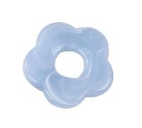 NIHENHAO Pendentifs en résine teintée avec cinq pétales creux en forme de fleur, accessoires de bijoux pour boucles d'oreilles, bijoux artisanaux