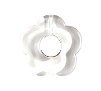 NIHENHAO Pendentifs en résine teintée avec cinq pétales creux en forme de fleur, accessoires de bijoux pour boucles d'oreilles, bijoux artisanaux