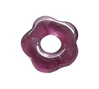 NIHENHAO Pendentifs en résine teintée avec cinq pétales creux en forme de fleur, accessoires de bijoux pour boucles d'oreilles, bijoux artisanaux