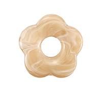NIHENHAO Pendentifs en résine teintée avec cinq pétales creux en forme de fleur, accessoires de bijoux pour boucles d'oreilles, bijoux artisanaux