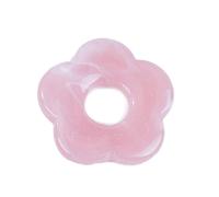 NIHENHAO Pendentifs en résine teintée avec cinq pétales creux en forme de fleur, accessoires de bijoux pour boucles d'oreilles, bijoux artisanaux