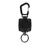 NIHENHAO Porte-clés rétractable Bobine de Porte-clés Robuste avec Mousqueton Cordon rétractable en Acier de 23 '' Porte-clés Lanière Badge Bobine Plastique + métal